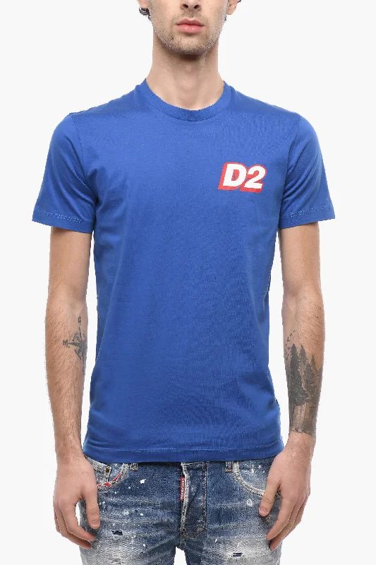 Weekend Shopping Bliss Dsquared2 Plain T-shirt with D2 Print