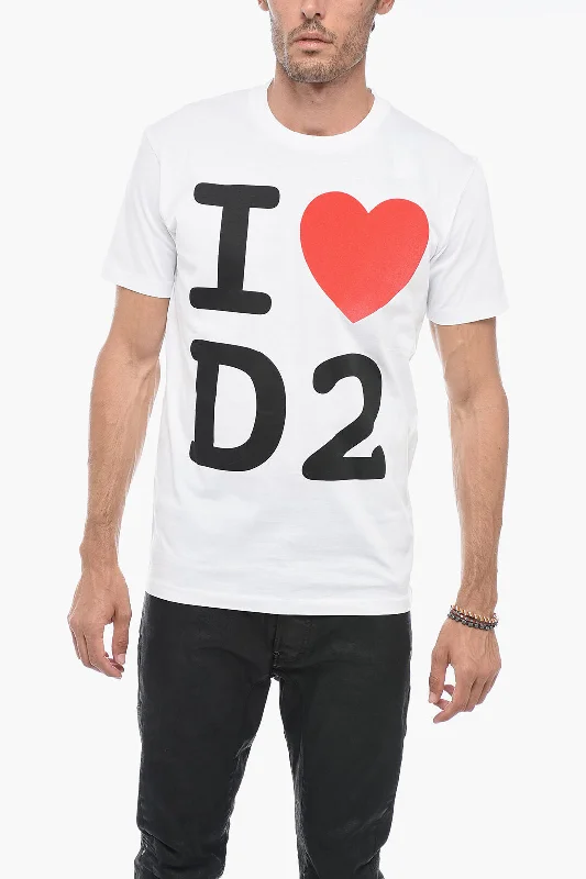 Exclusive Preview Dsquared2 Printed I LOVE D2 T-shirt