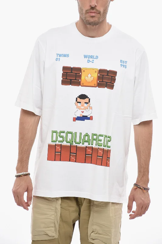 Exclusive Savings Dsquared2 Skater Fit T-shirt with Graphic Print