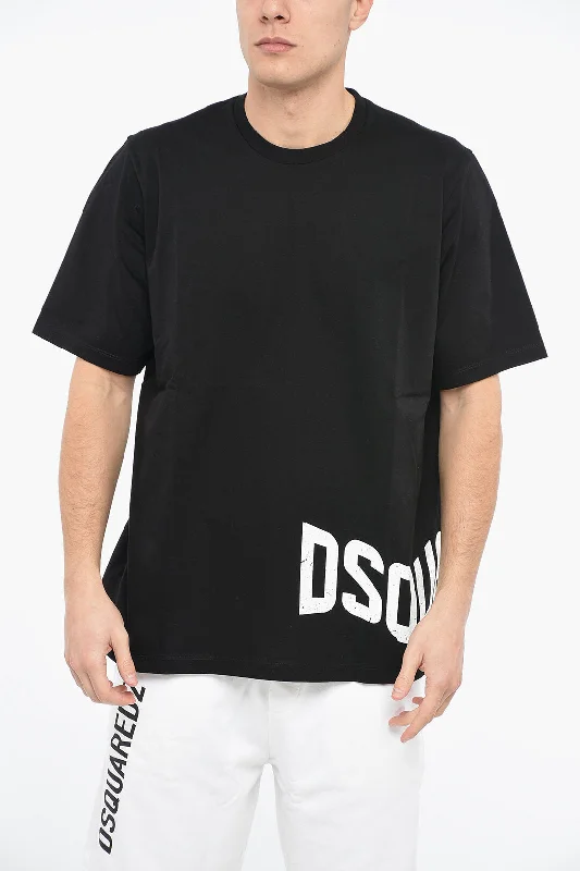 Deal of the Week Dsquared2 SLOUCH T-shirt with Contrasting Logo Print