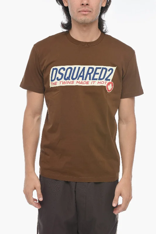 Exclusive Offer Dsquared2 SUPER NEGATIVE DYED T-shirt with Graphic Print
