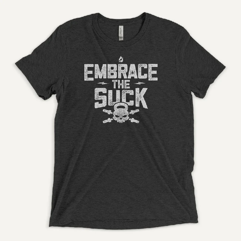 New Markdowns Embrace The Suck Men's Triblend T-Shirt