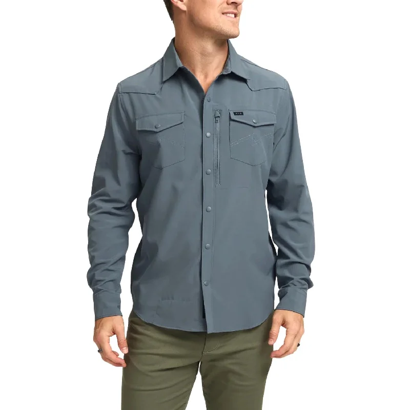 Weekend Specials to Delight Emerger Tech Longsleeve Top In Dark Slate