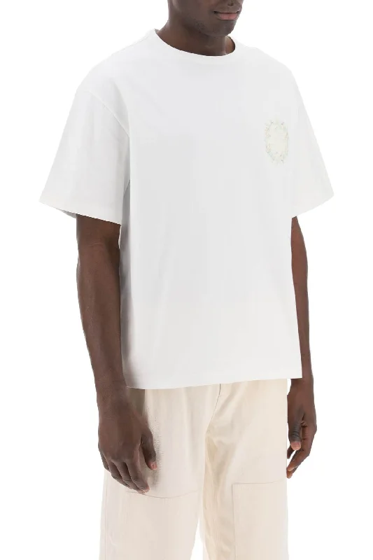 Low Price Etro Floral Pegasus Embroidered T-Shirt