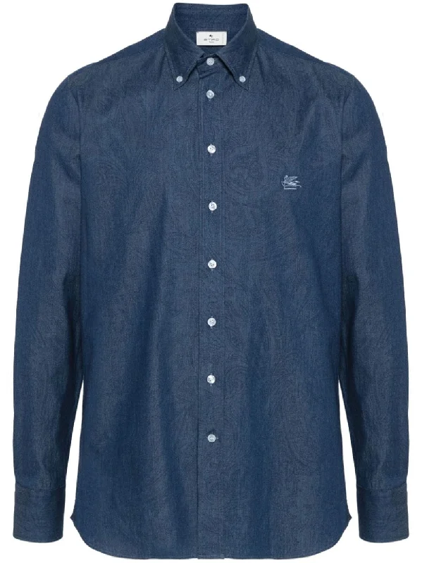 Year-End Sale Etro Men's Shirts blue