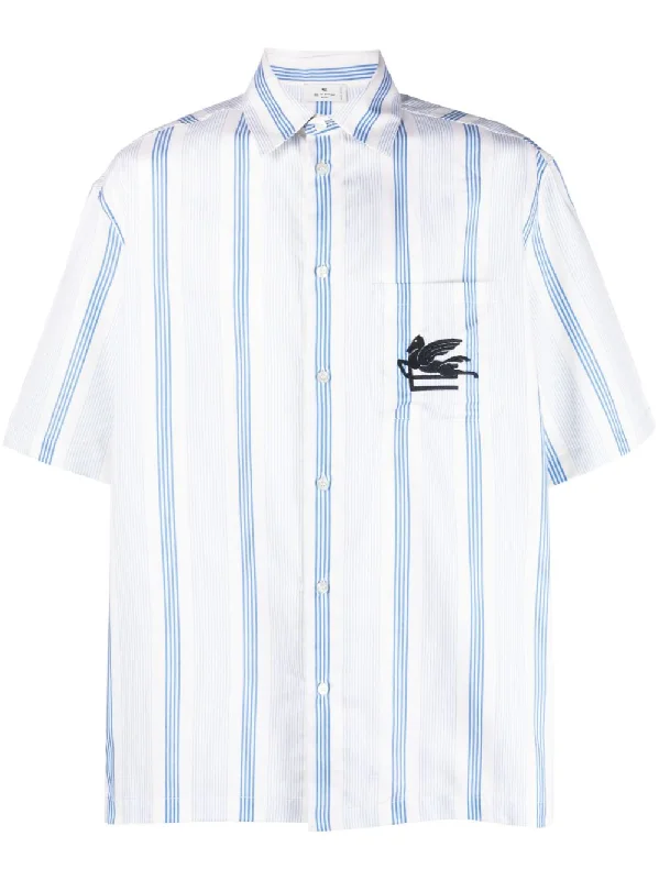 Flash Sale Etro Men's Shirts Clear blue
