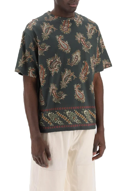 Year-End Clearance Etro T-Shirt Girocollo Con Stampa Paisley