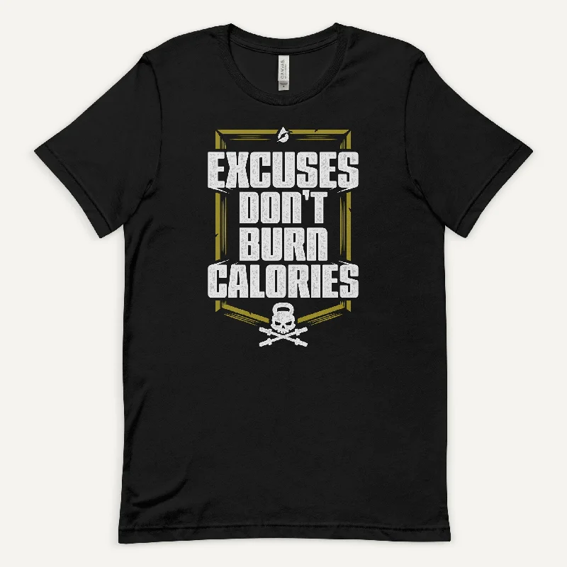 Price Buster Excuses Don't Burn Calories Men's Standard T-Shirt