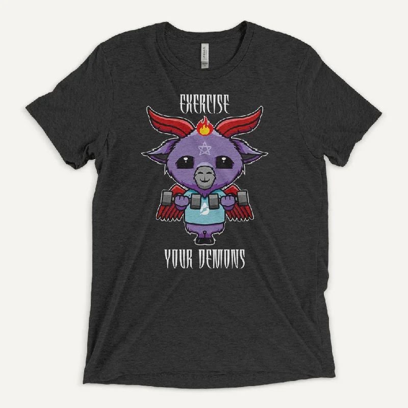 Deal of the Week Exercise Your Demons Men's Triblend T-Shirt