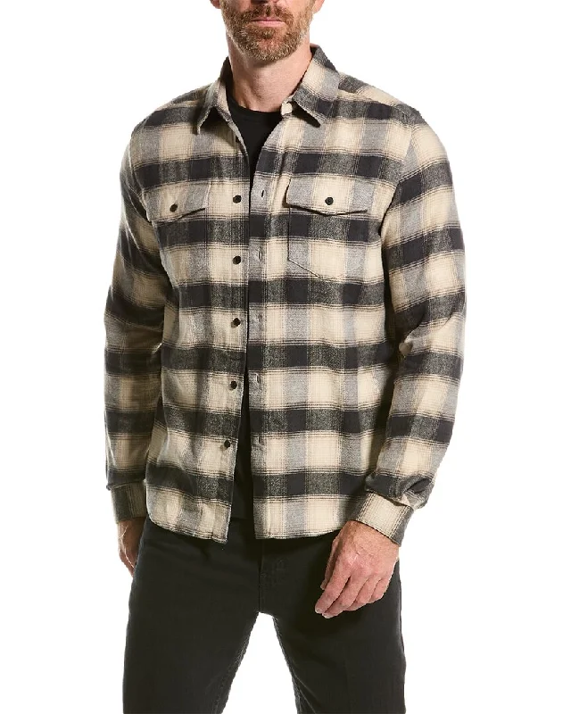 Take Action FRAME Denim Plaid Flannel Shirt