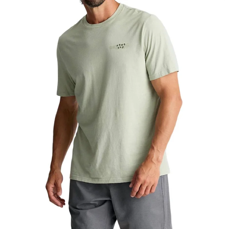 Weekend Bargains to Indulge In Free Fly Octo Tee In Heather Desert Sage