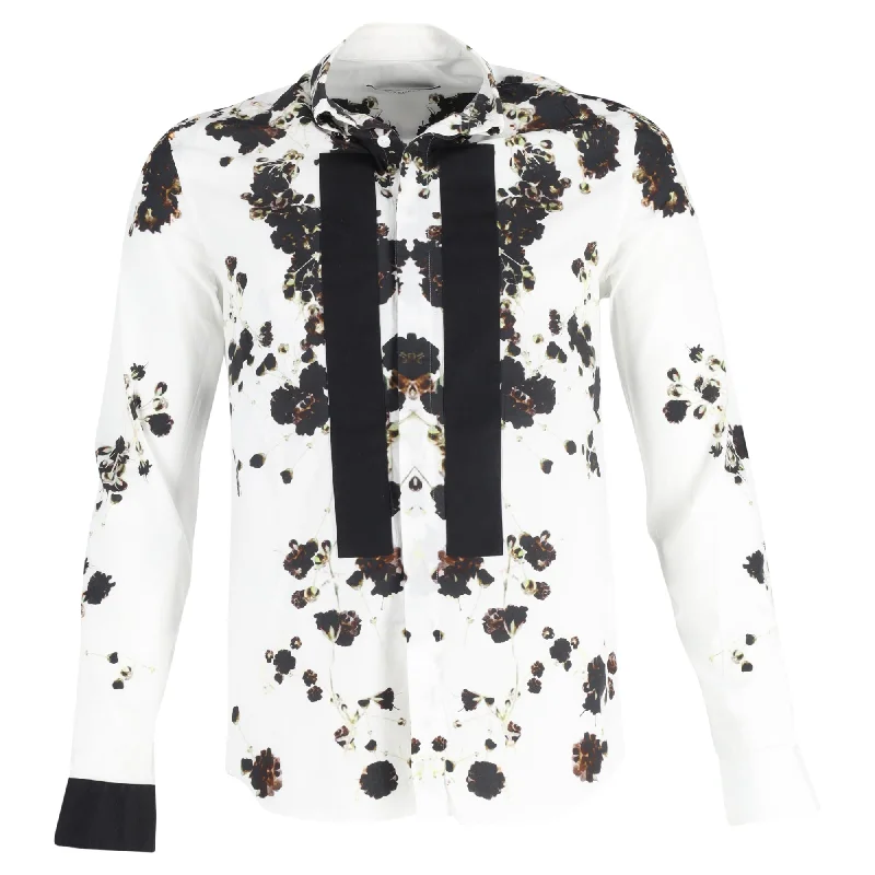Weekend Offers That Excite Givenchy Floral Printed Shirt in Multicolor Print Cotton