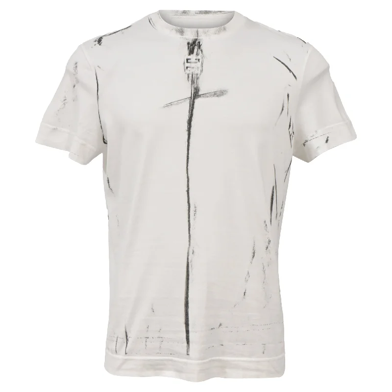 Sale Event Givenchy Trompe-L'oeil Effect Oversized T-Shirt in White Cotton