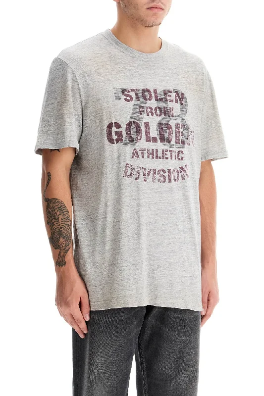 Shop and Save Golden Goose Vintage Print T-Shirt