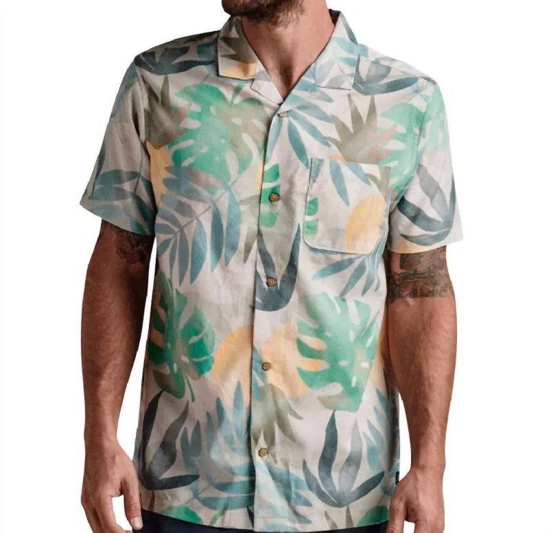 Weekend Deals That Amaze Gonzo Camp Collar Shirt In De Palmas Multi Color