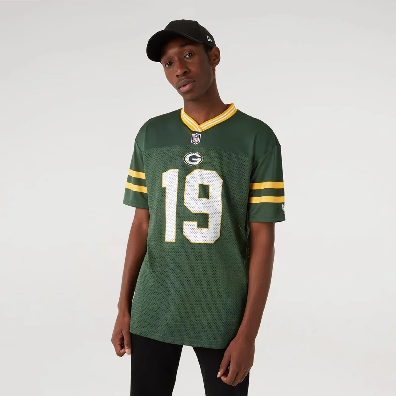 Act Now Green Bay Packers NFL Dark Green Mesh T-Shirt