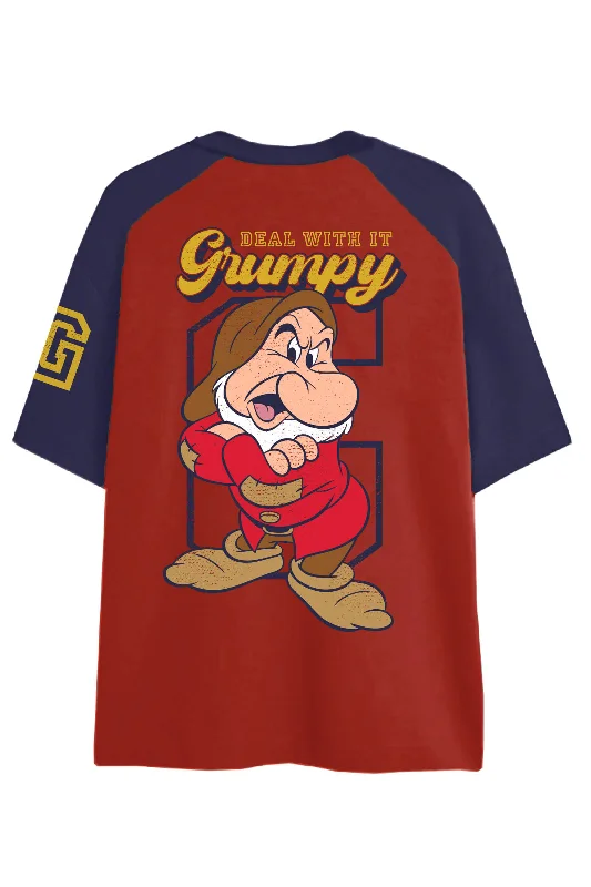 Epic Deals Grumpy Oversized Raglan T-Shirt