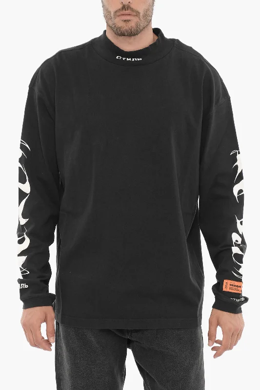 Act Now Heron Preston Long Sleeved Turtle-neck T-Shirt