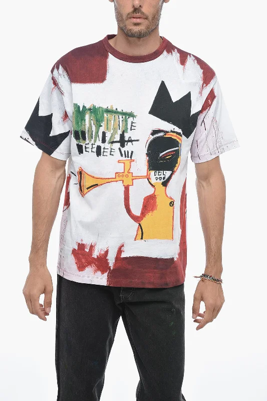 Great Bargains Honey Fucking Dijon BASQUIAT Printed Crew-neck T-Shirt