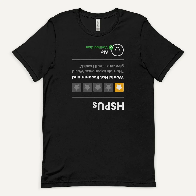 Today Only HSPUs 1 Star Would Not Recommend Men’s Standard T-Shirt