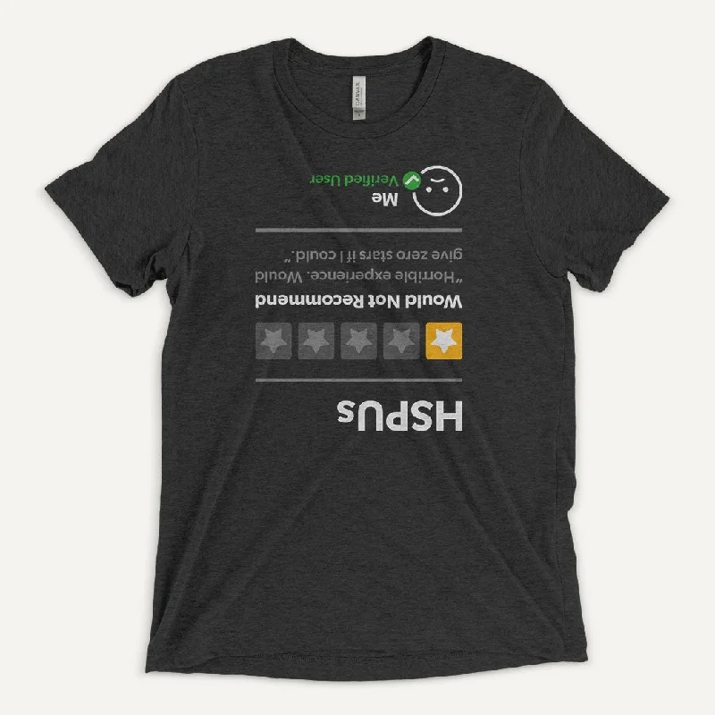 Weekend Bargains to Grab HSPUs 1 Star Would Not Recommend Men’s Triblend T-Shirt