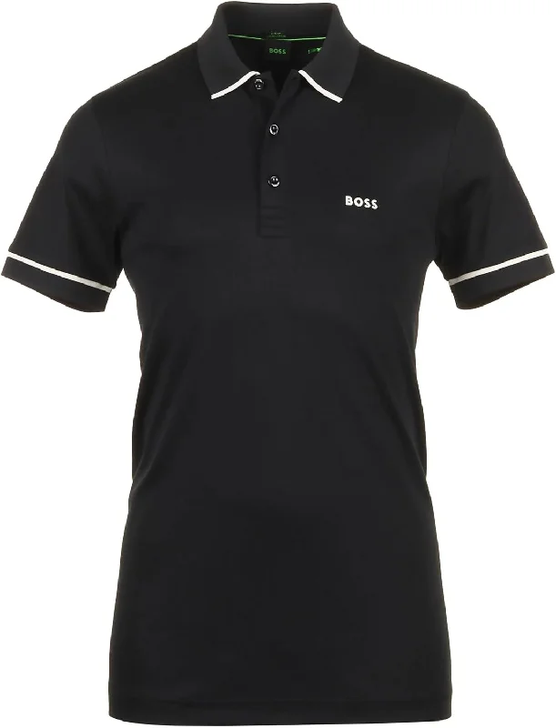 Massive Deal Hugo Boss Men's Paule Slim Fit Polo Shirt, Black