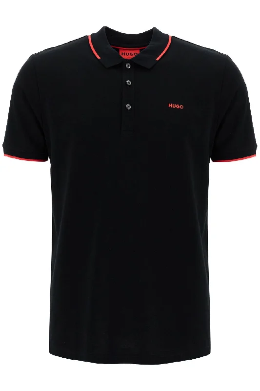 Deep Discounts Hugo Men's Slim Fit Piqué Polo Shirt