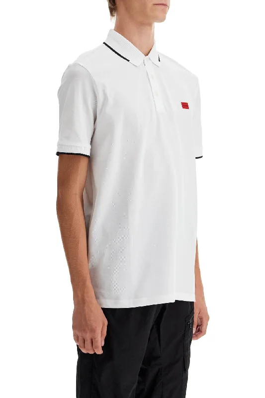 Price Drop Hugo Polo Shirt With Contrasting Finishing Details
