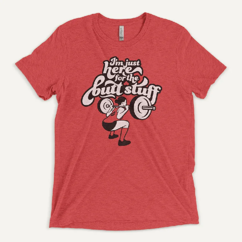 Midnight Madness I'm Just Here For The Butt Stuff Men's Triblend T-Shirt
