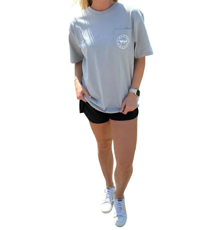 Weekend Offers That Please Jelly Fish Short Sleeve Tee In Grey