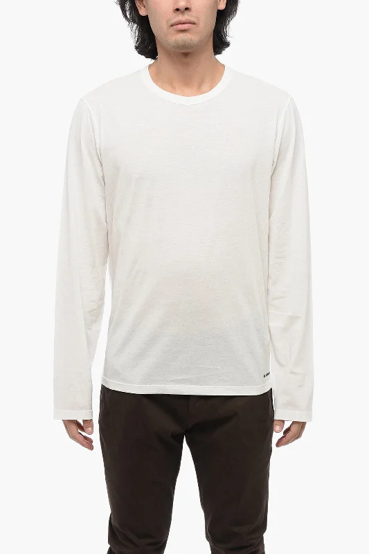 Unmissable Offer Jil Sander Long-sleeved Cotton T-Shirt