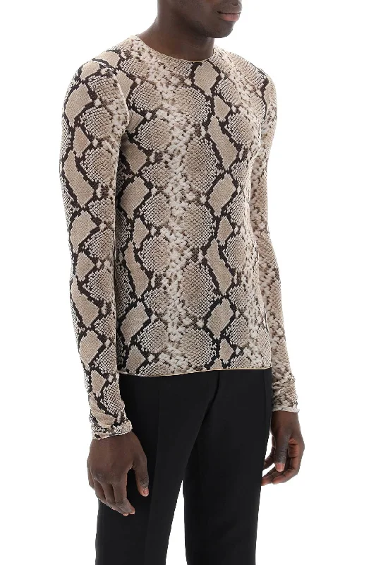 Weekend Bargains to Love Jil Sander Long-Sleeved Silk T-Shirt For