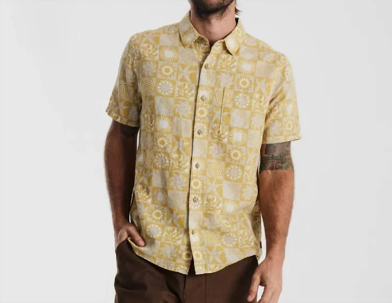 Online Exclusive Journey Shirt In Mosaic Sunbeam