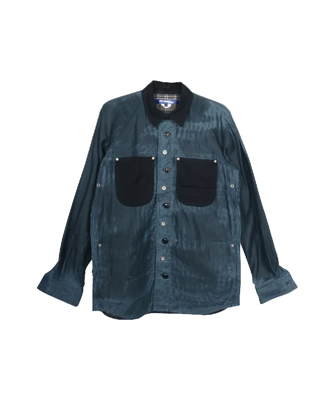 Buy More, Save More Junya Watanabe Comme Des Garcons Man Button Front Shirt in Multicolor Cotton