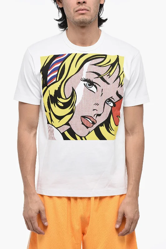 Weekend Offers That Delight Junya Watanabe Crewneck T-Shirt with Pop Art Print