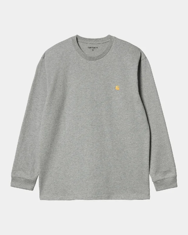 Extra Savings Chase Long Sleeve T-Shirt | Grey Heather