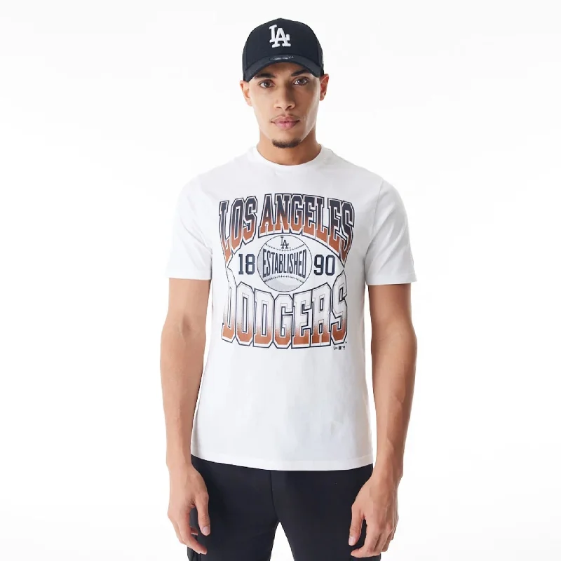 Online Exclusive LA Dodgers MLB Gradient Graphic White T-Shirt