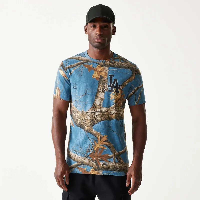 Customer Appreciation Sale LA Dodgers Realtree Edge Slate Blue T-Shirt