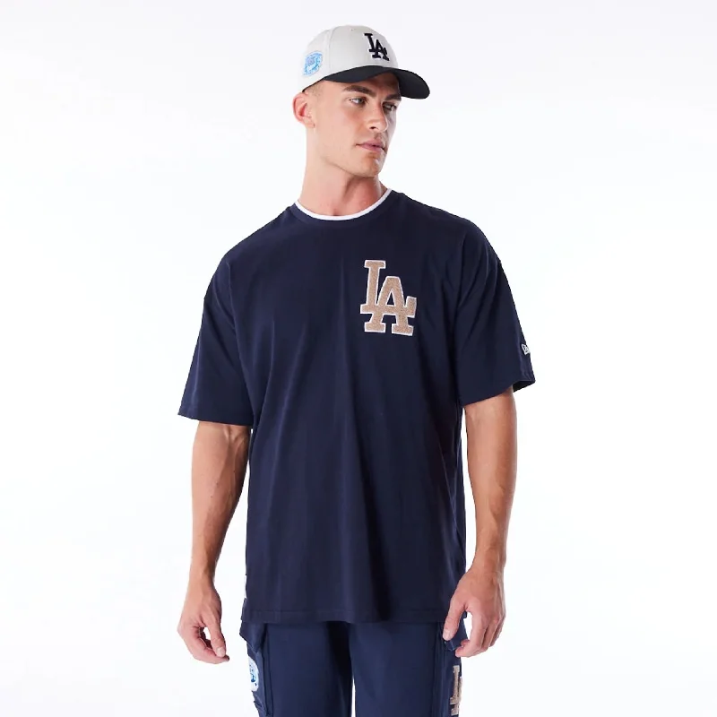 Weekend Specials to Cherish LA Dodgers World Series Navy Drop Shoulder T-Shirt