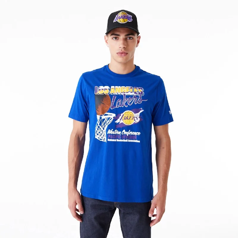 Act Now LA Lakers NBA Player Graphic Blue T-Shirt
