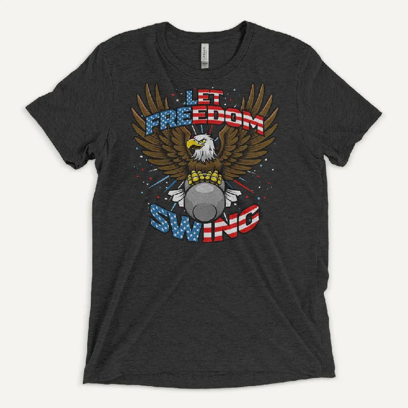 Flash Deal Let Freedom Swing Men's Triblend T-Shirt