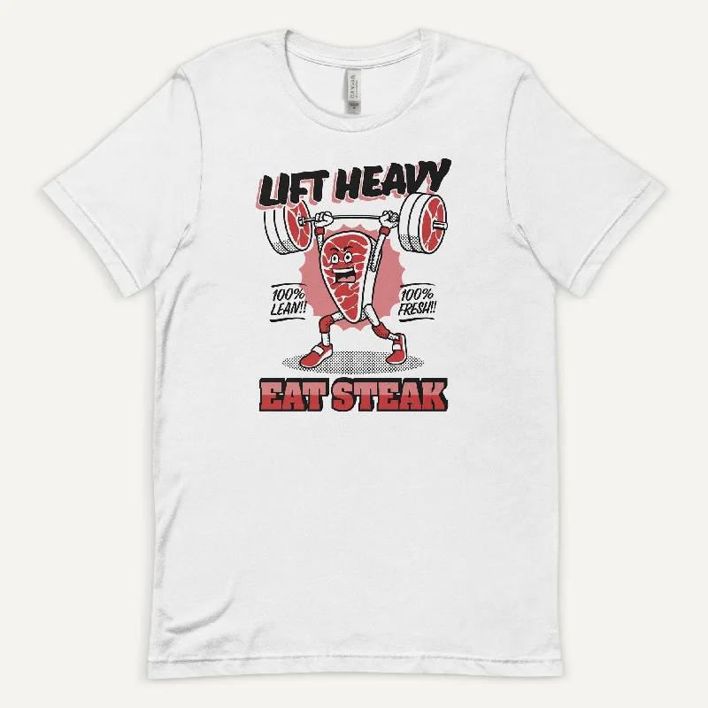 Big Savings Lift Heavy Eat Steak Men’s Standard T-Shirt
