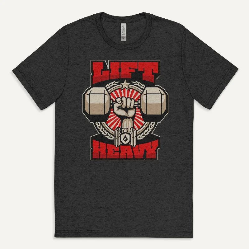 Weekend Discounts to Grab Lift Heavy Propaganda Men’s Triblend T-Shirt