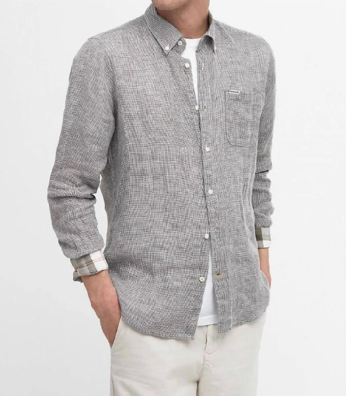 Reduced Prices Linton Tailored Shirt In Olive