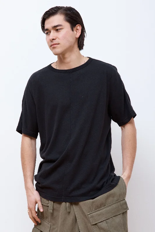 Daily Deals Hemp Cross Oversized T-Shirt Black