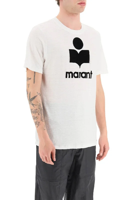 Mega Sale Marant Karman Linen Logo T-Shirt