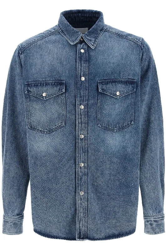 Weekend Deals That Impress Marant Men's Overshirt In blue Tailly
