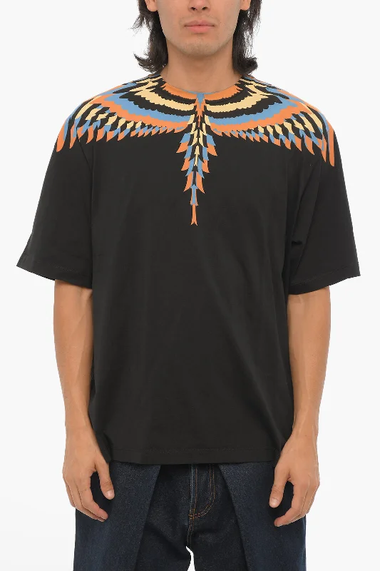 Price Cut Marcelo Burlon Cotton OPTICAL WINGS Crew-neck T-Shirt