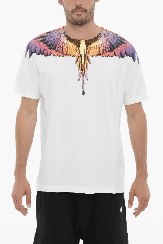 Price Drop Alert Marcelo Burlon Regular Fit ICON WINGS Crew-neck T-Shirt