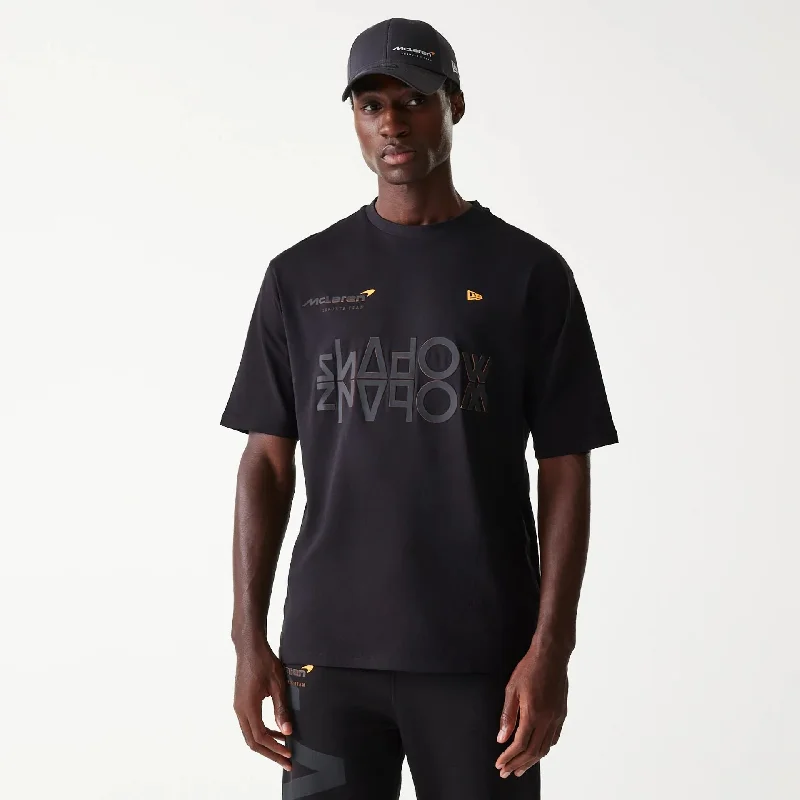 Final Clearance McLaren Racing Shadow Black Oversized T-Shirt